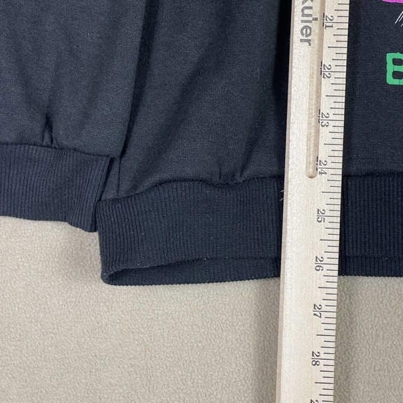 AC/DC Blow Up Your Video Womens L Sweatshirt Crew Neck Black Graphic‎ Print - Picture 5 of 11